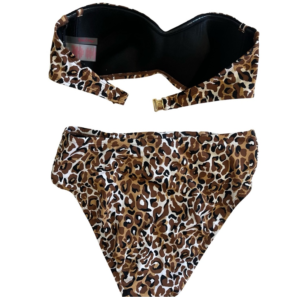 Lilly Pulitzer Spessa Top Chocolate Onyx My Favorite Spot Valyn High Rise Bottom - Picture 8 of 11